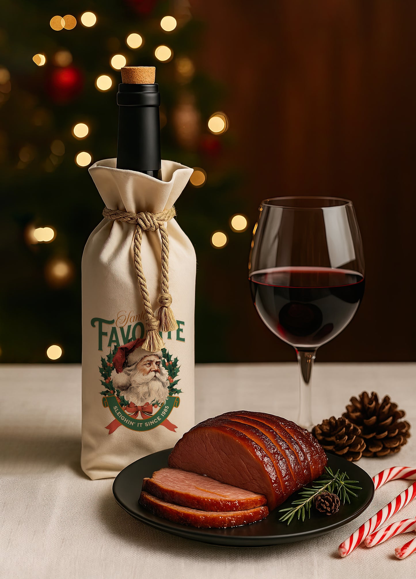 Bottle Bags - Santa's Favorite