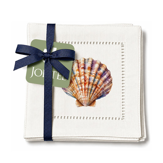 Scallop Shell Hemstitch Napkins