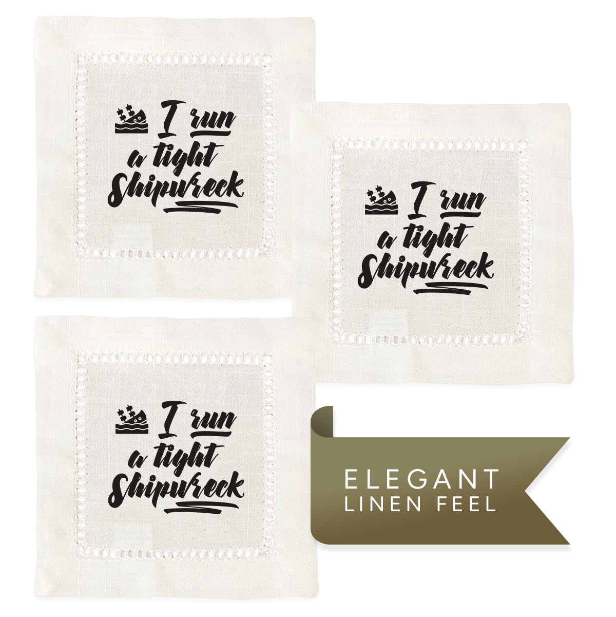 Shipwreck Hemstitch Napkins