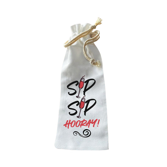 Bottle Bags - Sip Sip Hooray