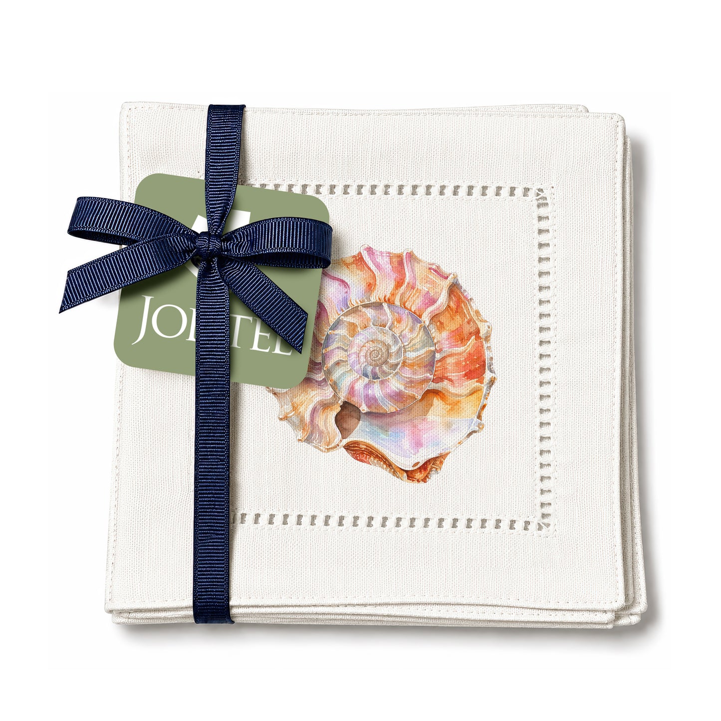 Spiral Shell Hemstitch Napkins