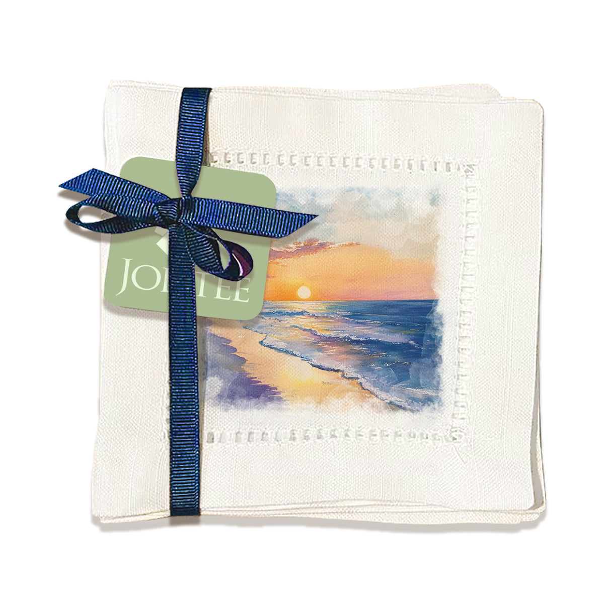 Sunset Beach Hemstitch Napkins