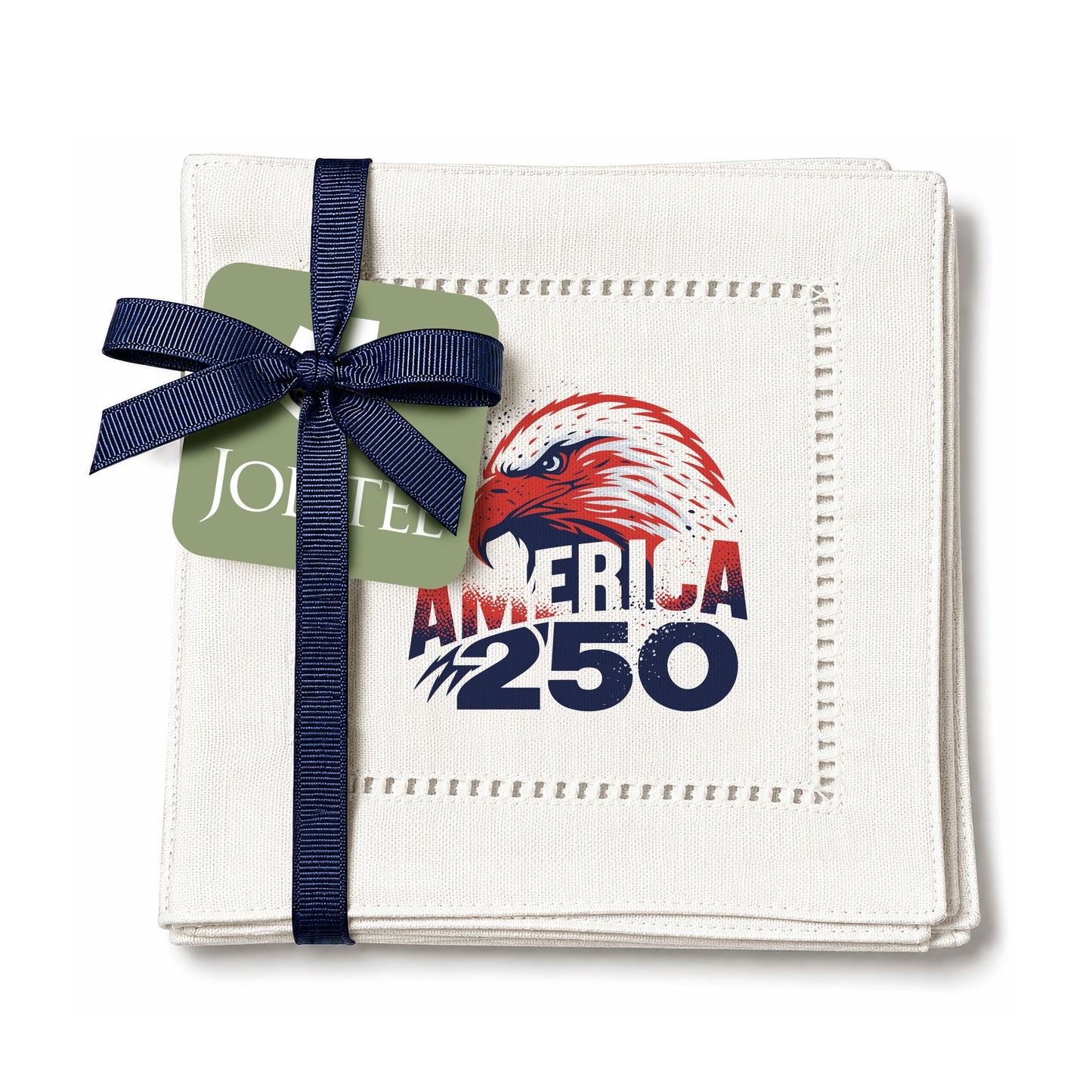 America 250 Eagle Legacy Hemstitch Napkins