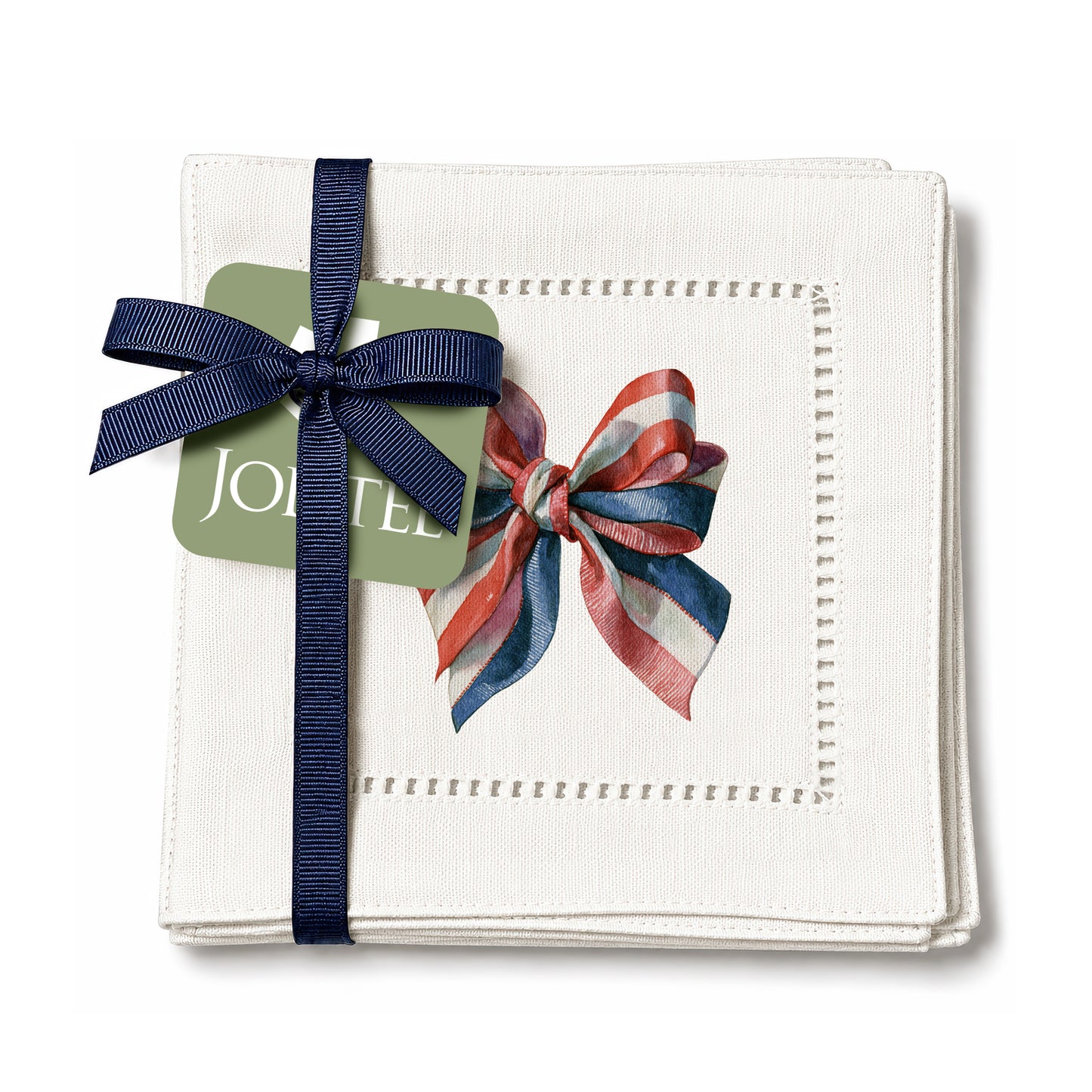 America 250 Ribbon Hemstitch Napkins