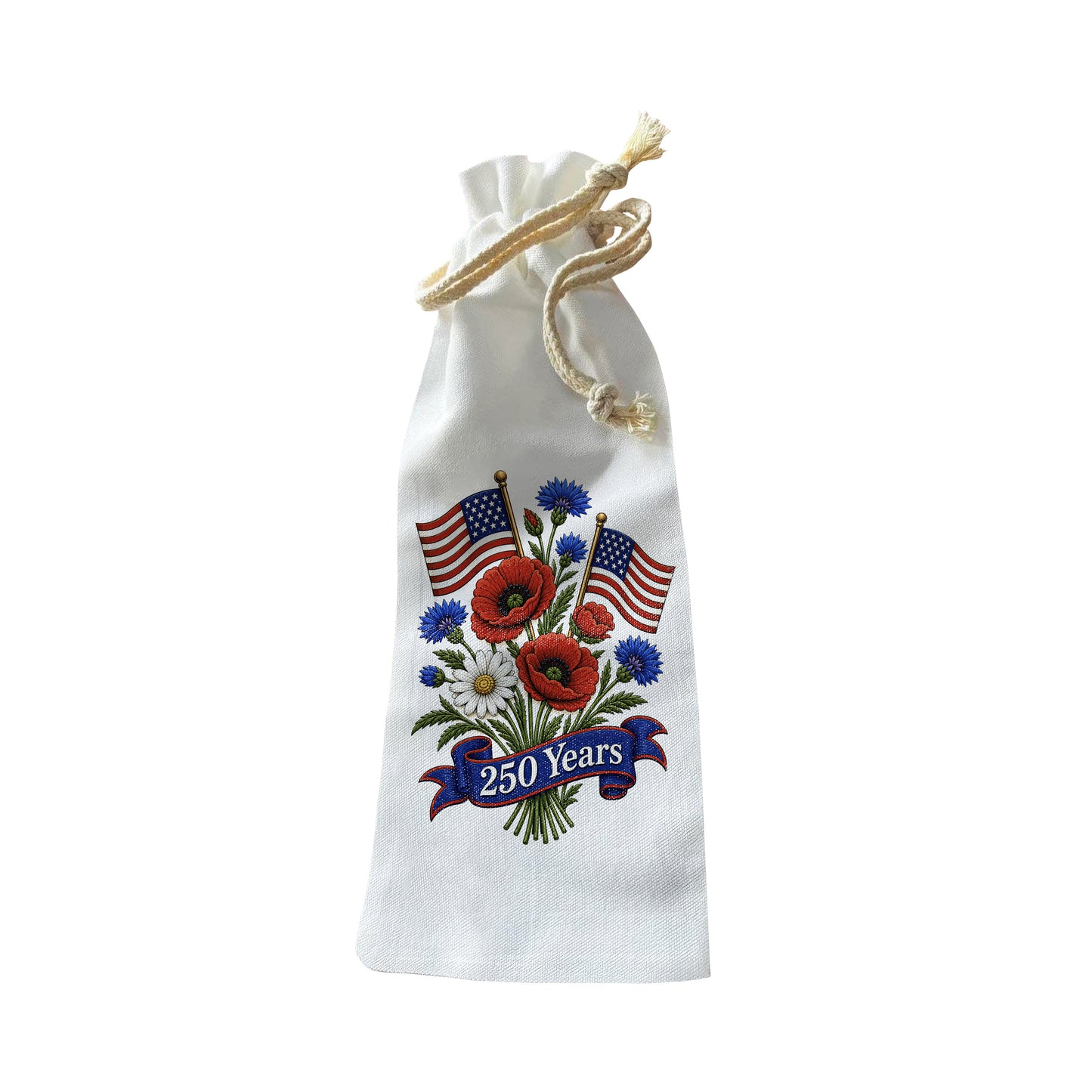 Bottle Bags - America 250 Flowers