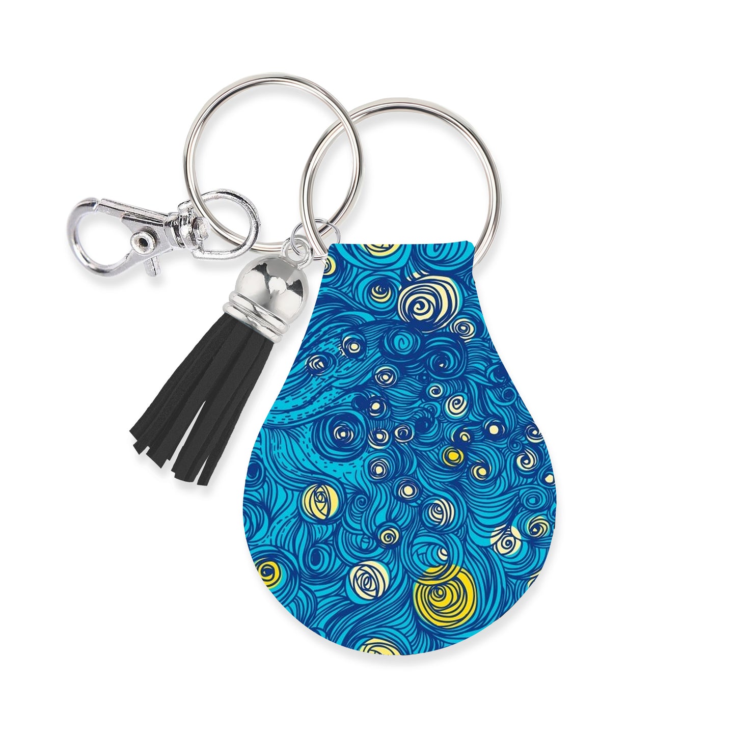 Jolitee Neoprene AirTag Compatible Case Keychain – Van Gogh