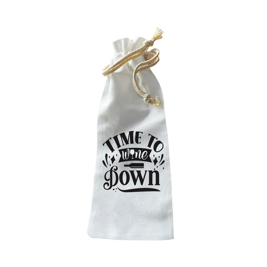 Bottle Bags - Time to Wine Down
