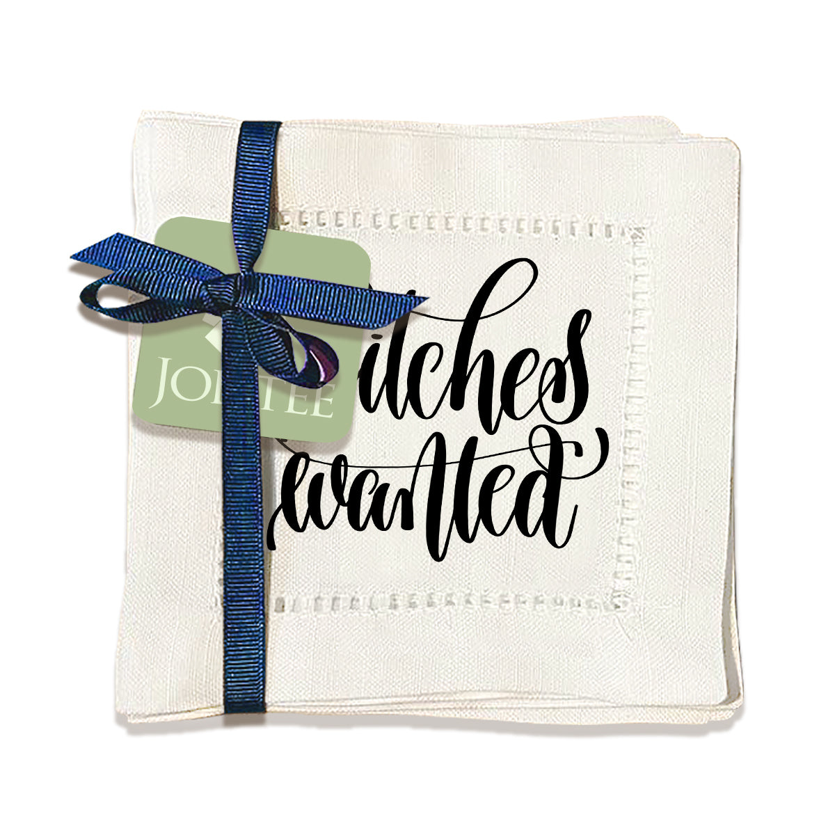 Witches Wanted Hemstitch Napkins