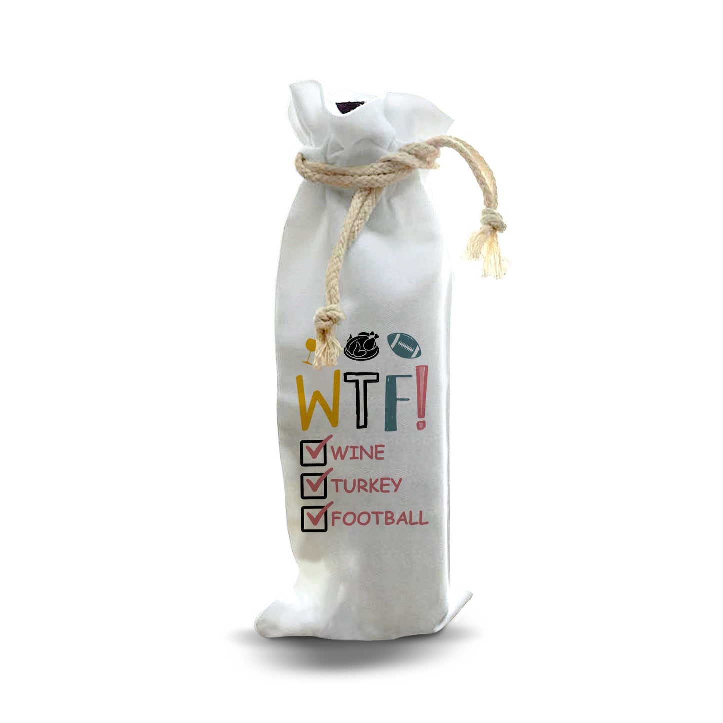 Bottle Bags - WTF Wine Turkey