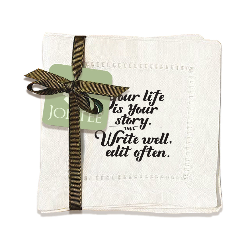 Your Life Hemstitch Napkins