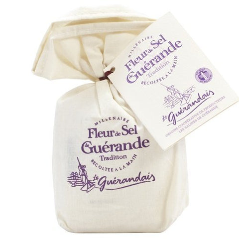 Le Guerandais Fleur De Sel De Guerande Linen Bag 4.4 oz by Le Guerandais