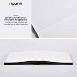 Nuuna Voyager Dot Grid Notebook with Elastic Cover Strap
