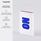 Nuuna Graphic S "Yes-No" Smooth Bonded Leather Notebook - White