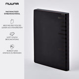 Nuuna Graphic L "Millimeter" Smooth Bonded Leather Notebook - Black