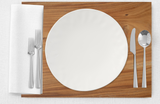 Wood Slice Paper Placemats Disposable Dining Paper Placemats Disposable 24pack One Time Use Placemats for Dining Table