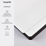Nuuna Notebook Square Extra Large Premium 256 Blank Page Paper Notebook Bang