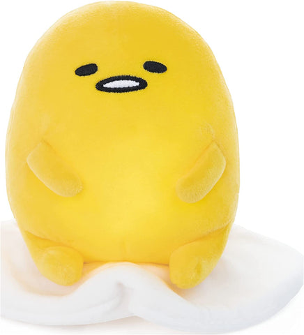 Spin Master GUND Sanrio Gudetama The Lazy Egg Light Up LED Plush, Yellow, 6”