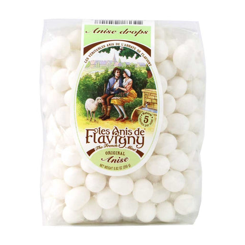L'Abbaye de Flavigny Anise Drops - French Hard Candy - Large Bag 8.8 oz