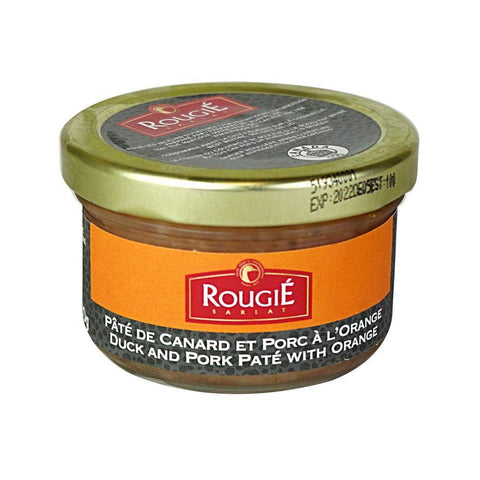 Rougie Duck and Pork Paté with Orange - 80g (2.8oz) | Classic French Delicacy, Luxurious & Elegant Hors D’oeuvres