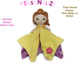 KIDS PREFERRED Disney Baby Belle Plush Stuffed Animal Snuggler Blanket (Personalized)