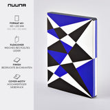 Nuuna Graphic L"Kaleidoscope" Smooth Bonded Leather Notebook - White
