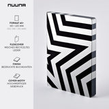 Nuuna Graphic L Notebook Super Star Design, Black