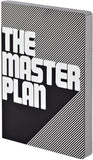 Nuuna Graphic L "The Master Plan" Smooth Bonded Leather Notebook - Black