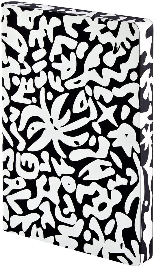 Nuuna Graphic L Luxury Dot Grid Leather Cover Notebook (Da Da Da)