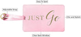 Eccolo Jumbo Faux Leather Luggage Tag (Just Go)