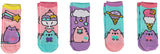 Pusheen The Cat Ankle Socks - Pusheen Ice Cream Polka Dot Designs - 5 Pairs