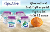 Cape Shore Pop Top Shot Glass Set of Four Beach Summer Fun Party Theme