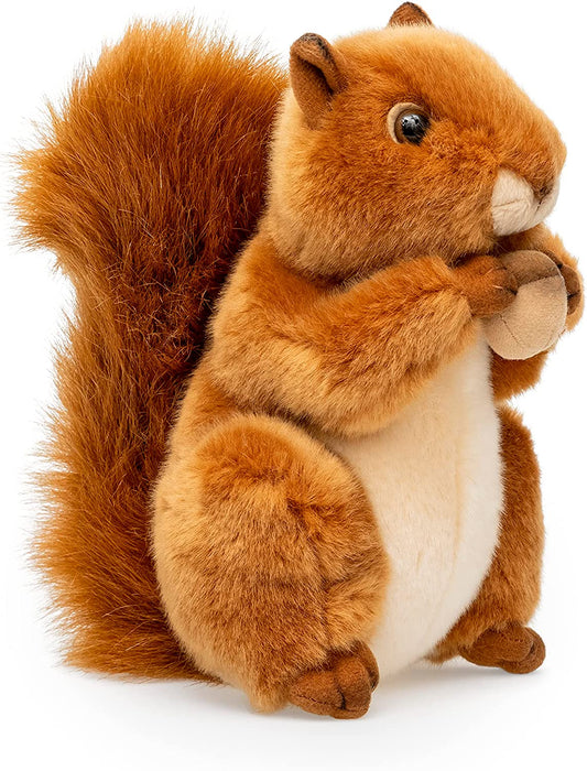 Rusty The Red Stuffed Squirrel Plush Stuffed Animal Plushie, Squirrel Toy Gifts for Kids, Wildlife Animals, Squirrel Plush Toy