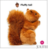 Rusty The Red Stuffed Squirrel Plush Stuffed Animal Plushie, Squirrel Toy Gifts for Kids, Wildlife Animals, Squirrel Plush Toy