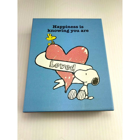 GRAPHIQUE SNOOPY PEANUTS 20 BLANK NOTECARDS & ENVELOPES HAPPINESS